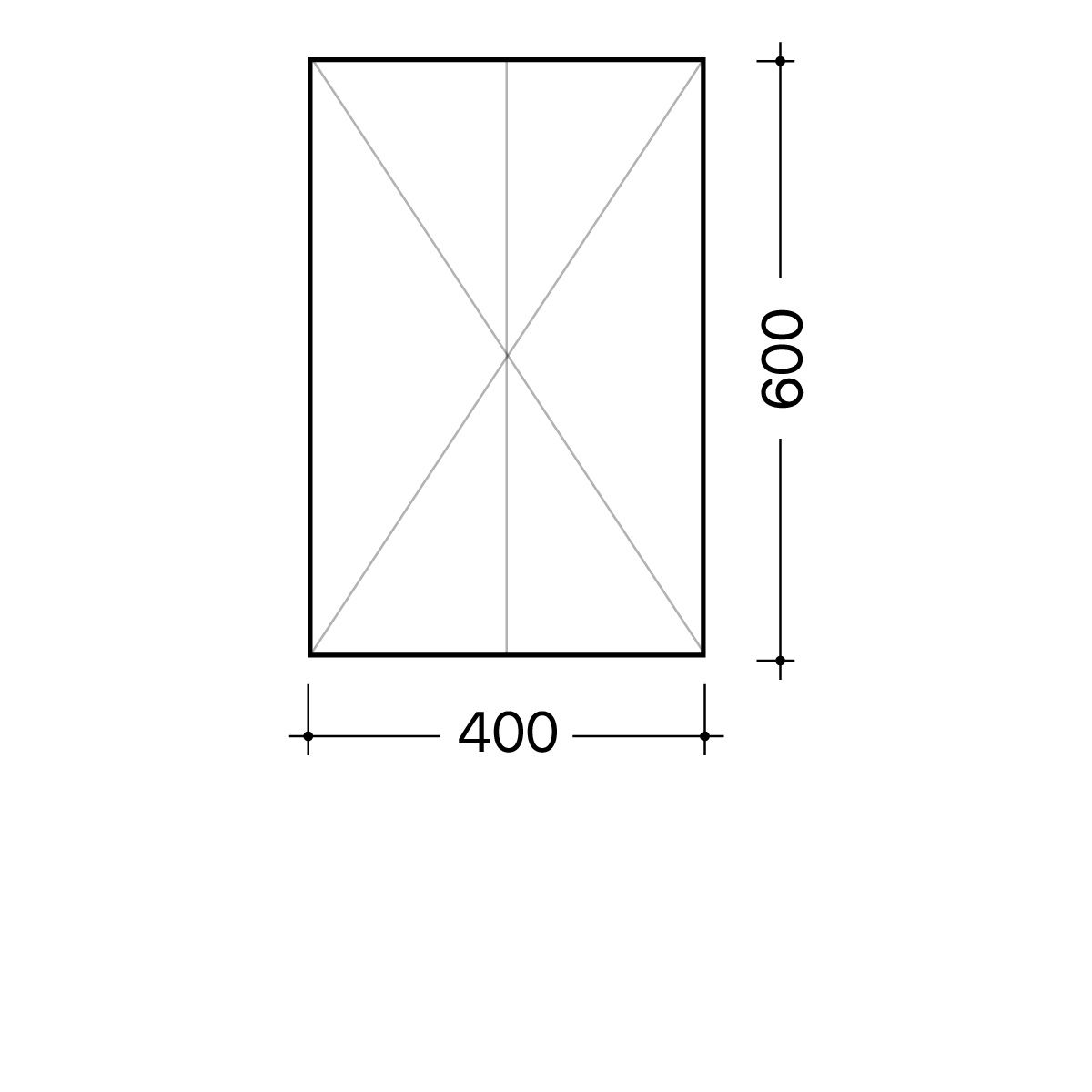 400х600 mm