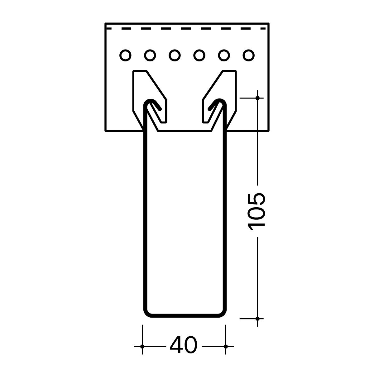 40х105 mm